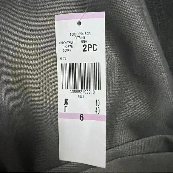 Anne Klein 2-piece Skirt Set, NWT, Classic Gray Fully Lined Size 6 - Picture 9 of 10